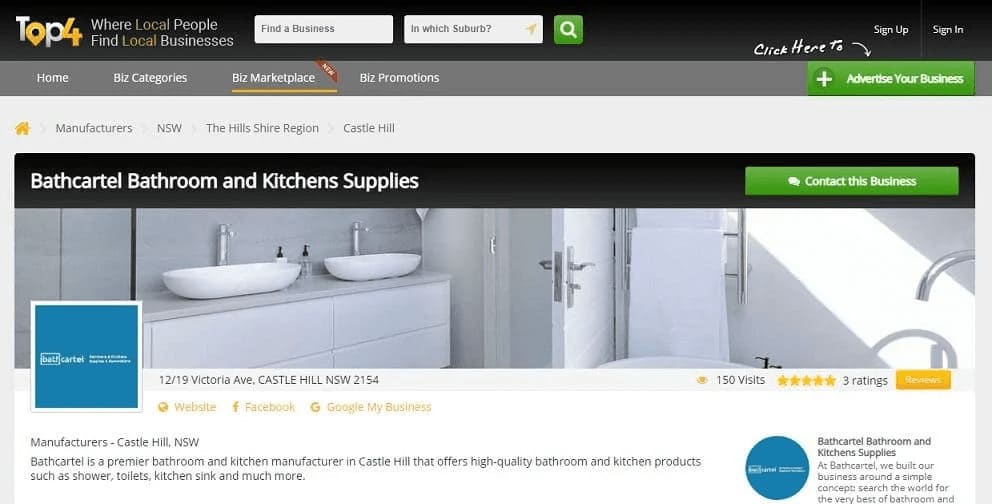 Top4 Bathcartel Bathroomand Kitchens Supplies
